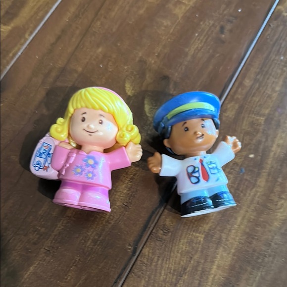Fisher Price Little People 2016 Emma & Travel Together Airplane‎ Pilot Kurt - Picture 1 of 5